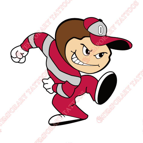 Ohio State Buckeyes Customize Temporary Tattoos Stickers NO.5750